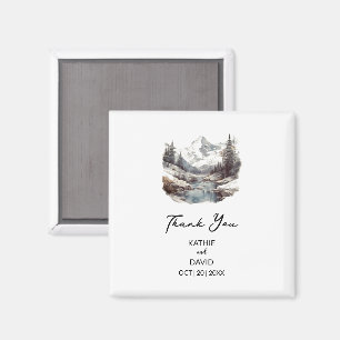 Aimant Mariage Faveur Noël Aventure Mariage extérieur