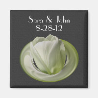Mariage Fleur Tulipe Blanche Faveur