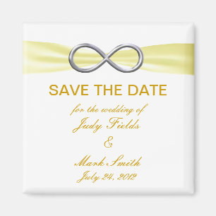 Aimant Mariage Infini Jaune Enregistrer L'Aimant Date