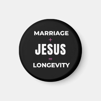 Aimant Mariage + Jésus = Longévité
