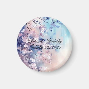 Aimant Mariage Personnalisable Aiko - Enregistrer La Date