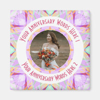 Mariage personnalisé Anniversaire Purple Photo Gre