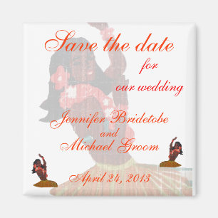 Aimant Mariage tropical de Hula Aloha