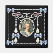 Marie Antoinette Carte inspirée Reine de France