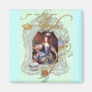 Aimant Marie Antoinette Cupcake et Bluebird