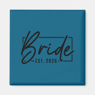 Aimant Mariée est 2026 couple marié mariage lune de miel