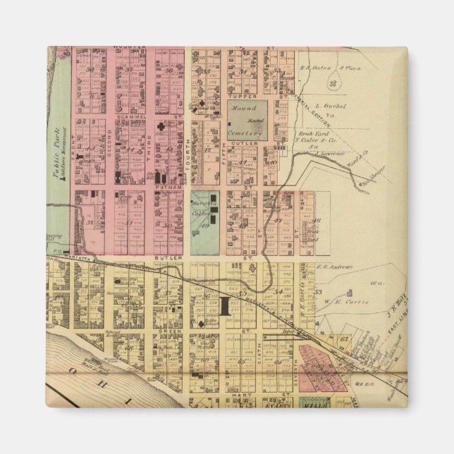 Aimant Marietta, Ohio (Devant)