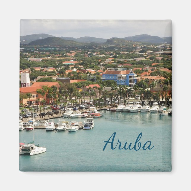 Aimant Marina d'Aruba (Devant)