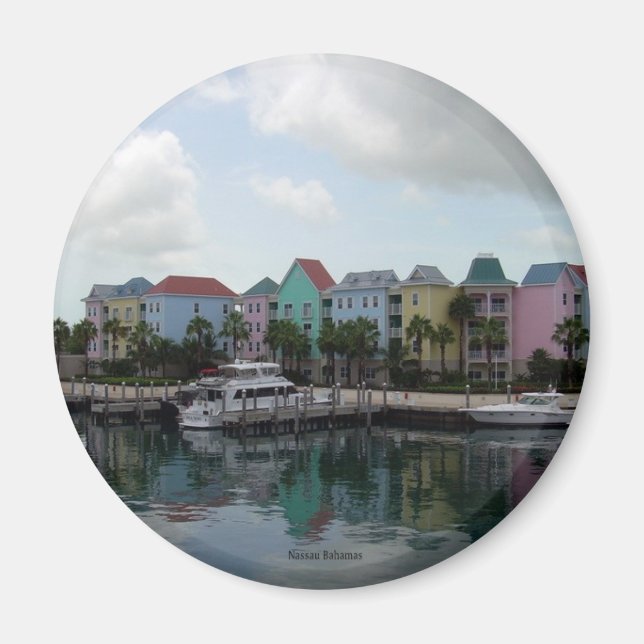 Aimant Marina des Bahamas de Nassau (Devant)