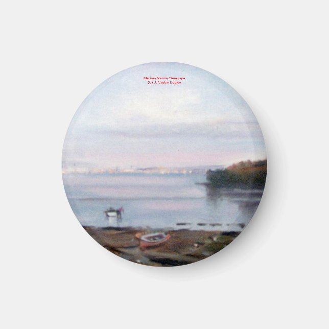 Aimant Marina/Mariña/Mer (Devant)