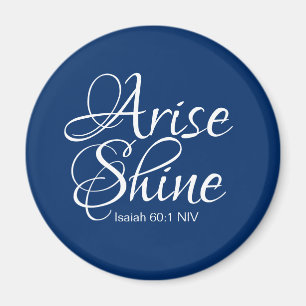 Aimant Marine Blue Inspirational Lever et brillant chrét