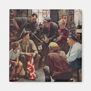 Aimant Marine de retours au pays