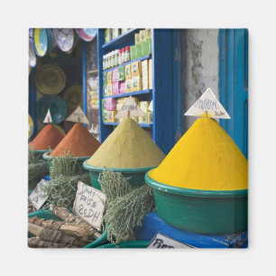 Aimant MAROC, Côte Atlantique, ESSAOUIRA : Marché aux épi