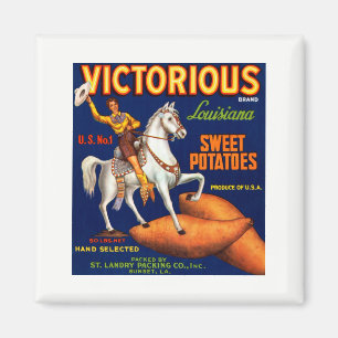 Aimant Marque victorieuse Louisiane pommes de terre sucré