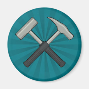 Aimant Marteaux de roche traversés avec Sunburst