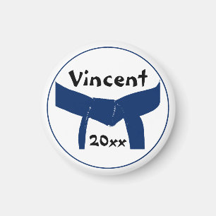 Aimant Martial Arts Dark Blue Belt