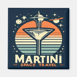 Aimant Martini Space Travel Lift Off Logo