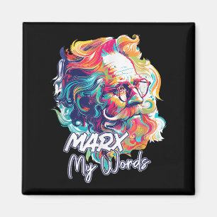 Aimant Marx Mes Mots Drôle Philosophie Lover Citation Phi