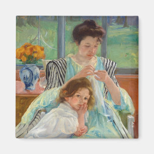 Aimant Mary Cassatt - Jeune Mère Cousant