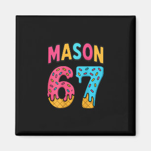 Aimant Mason 67 Glace Mème Drôle Six Sept (sur Ck)