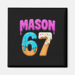 Aimant Mason 67 Glace qui Dégouline Mème Drôle Six Sept D