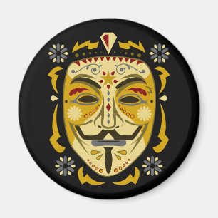 Aimant Masque de crâne de sucre