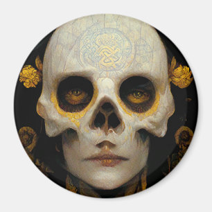 Aimant Masque de mort Imaginaire Sci-Fi Art