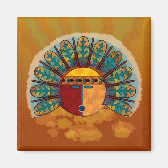 Aimant Masque Kachina (Devant)