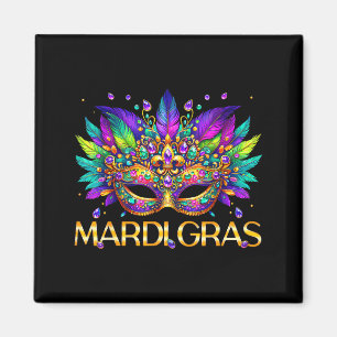 Aimant Masque Mardi Gras Perles Carnaval Femmes Fille Enf