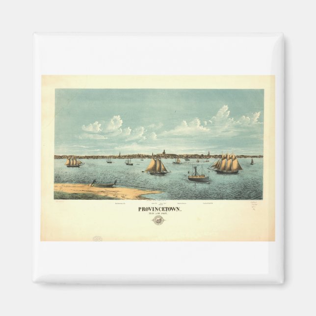 Aimant Massachusetts de Provincetown en 1877 (Devant)