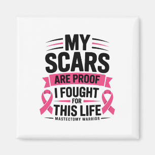 Aimant Mastectomie Funny Cancer du sein Survivant