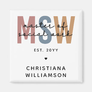 Aimant Master en travail social en MSW