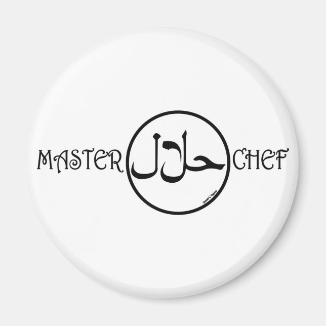 Aimant Masterchef halal (Devant)