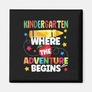 Aimant Maternelle où l'aventure commence Premier jour de