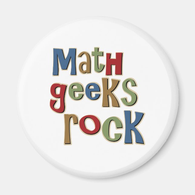 Aimant Math Geek Rock (Devant)