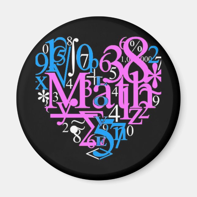 Aimant Math Love (Devant)