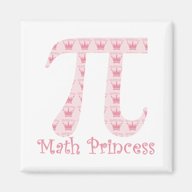 Aimant Math Princess Pi (Devant)