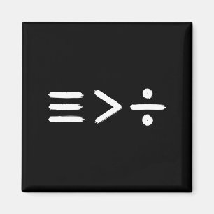 Aimant Mathématiques Égalité > Symbole Mathématique Di