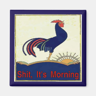 Aimant Matin Appels Rooster