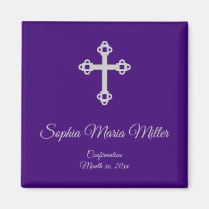 Aimant Matrice de confirmation - Purple et Argent
