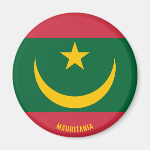 Aimant Mauritanie Drapeau charmant patriotique