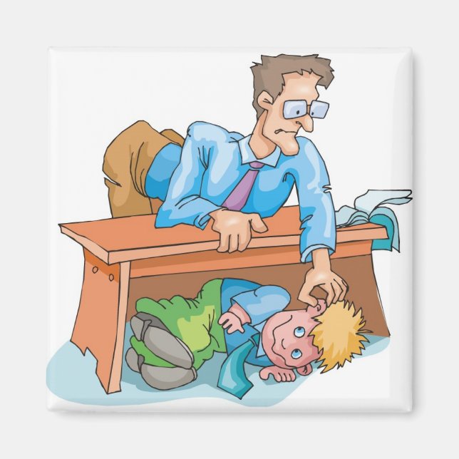 Aimant Mauvais comportement en classe (Devant)