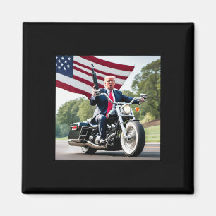 Aimant Mauvais motard Trump 
