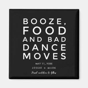 Aimant Mauvaise Danse Déplace Mariage amusant Enregistrer