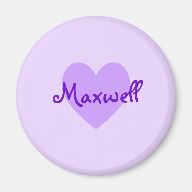 Aimant Maxwell en violet (Devant)