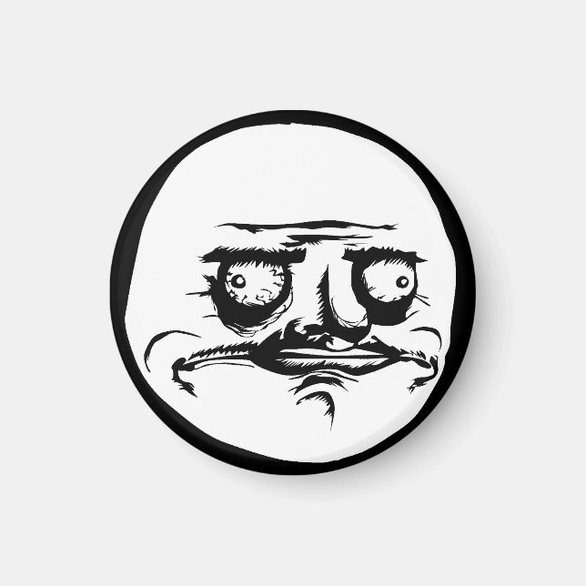 Aimant Me Gusta Face Meme (Devant)