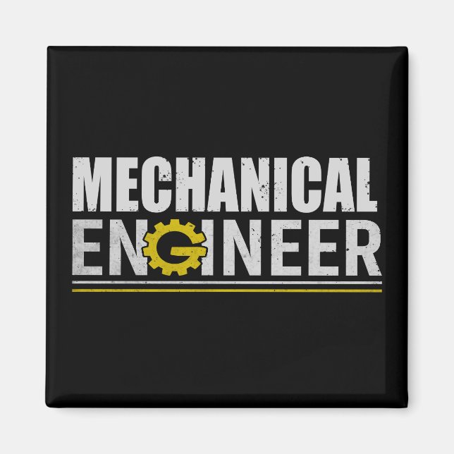 Aimant Mechanical Engineering Funny Engineer (Devant)