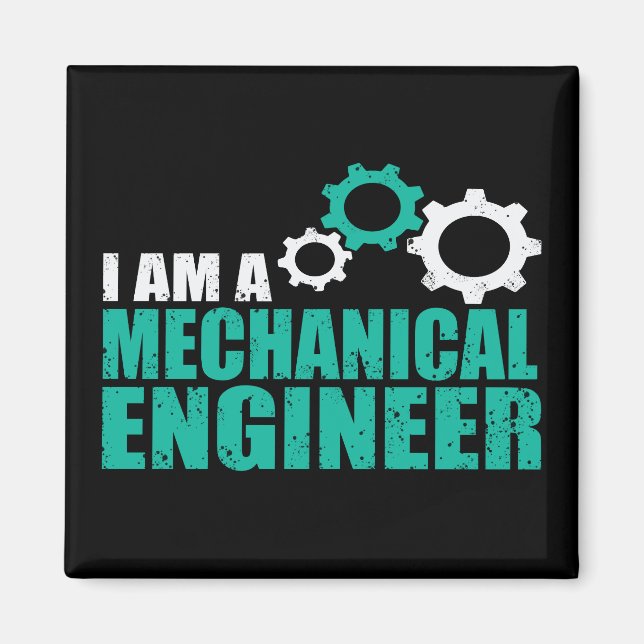 Aimant Mechanical Engineering Funny Engineer (Devant)