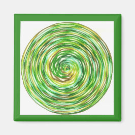 Aimant Méditation verte