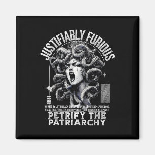 Aimant Medusa furieuse justifiée Mythologie grecque Femin
